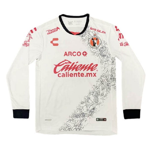 Camiseta Tijuana Segunda Equipación ML 2020-2021 Blanco